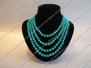 $28.16 for blue turquoise necklace at www.bjbead.com