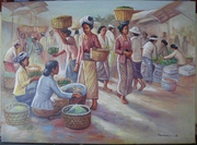 Cheap Indonesian oil painting,  art,  art painting for sale,  many themes